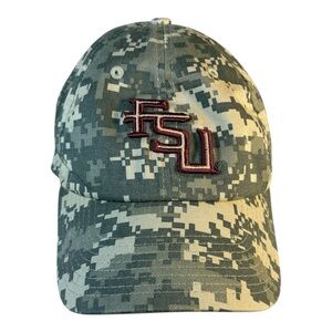 Florida State Baseball Hat FSU Nike Adjustable Camouflage with Embroidered Logo
